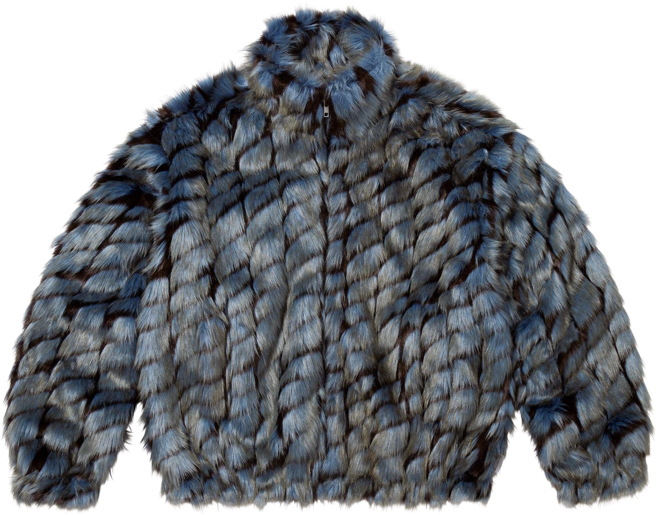 2-Tone WINDSTOPPER® Faux Fur Jacket view 14